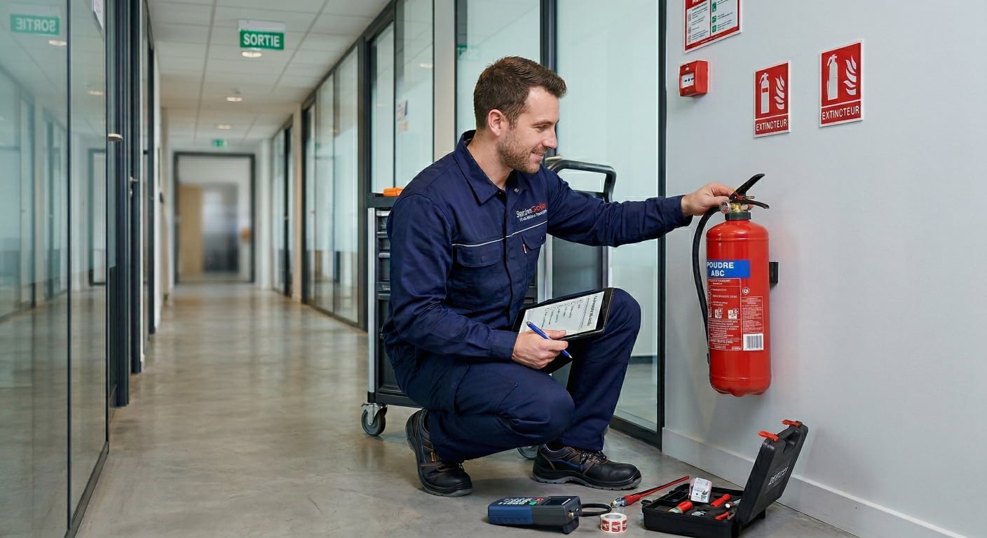 Vérification annuelle extincteurs