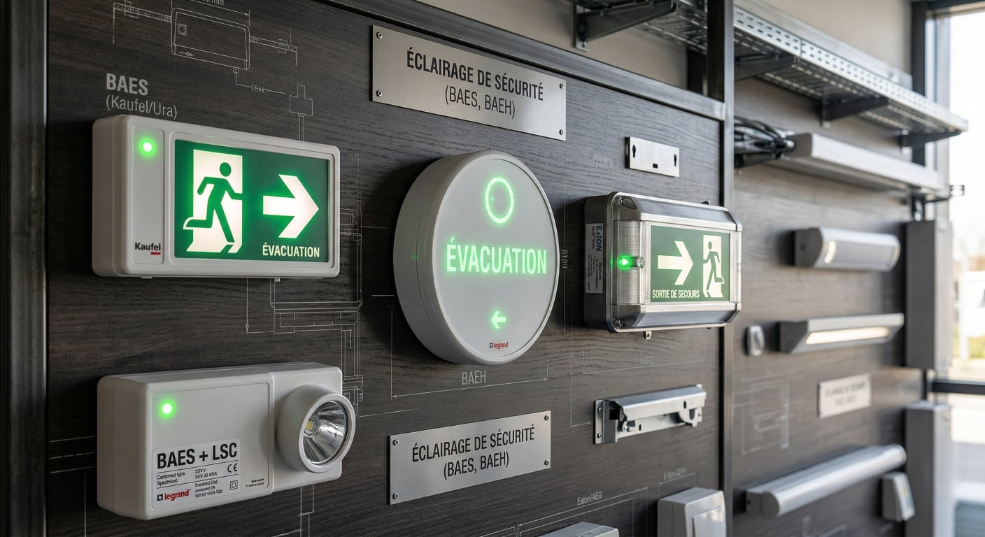Éclairage de sécurité (BAES/BAEH)